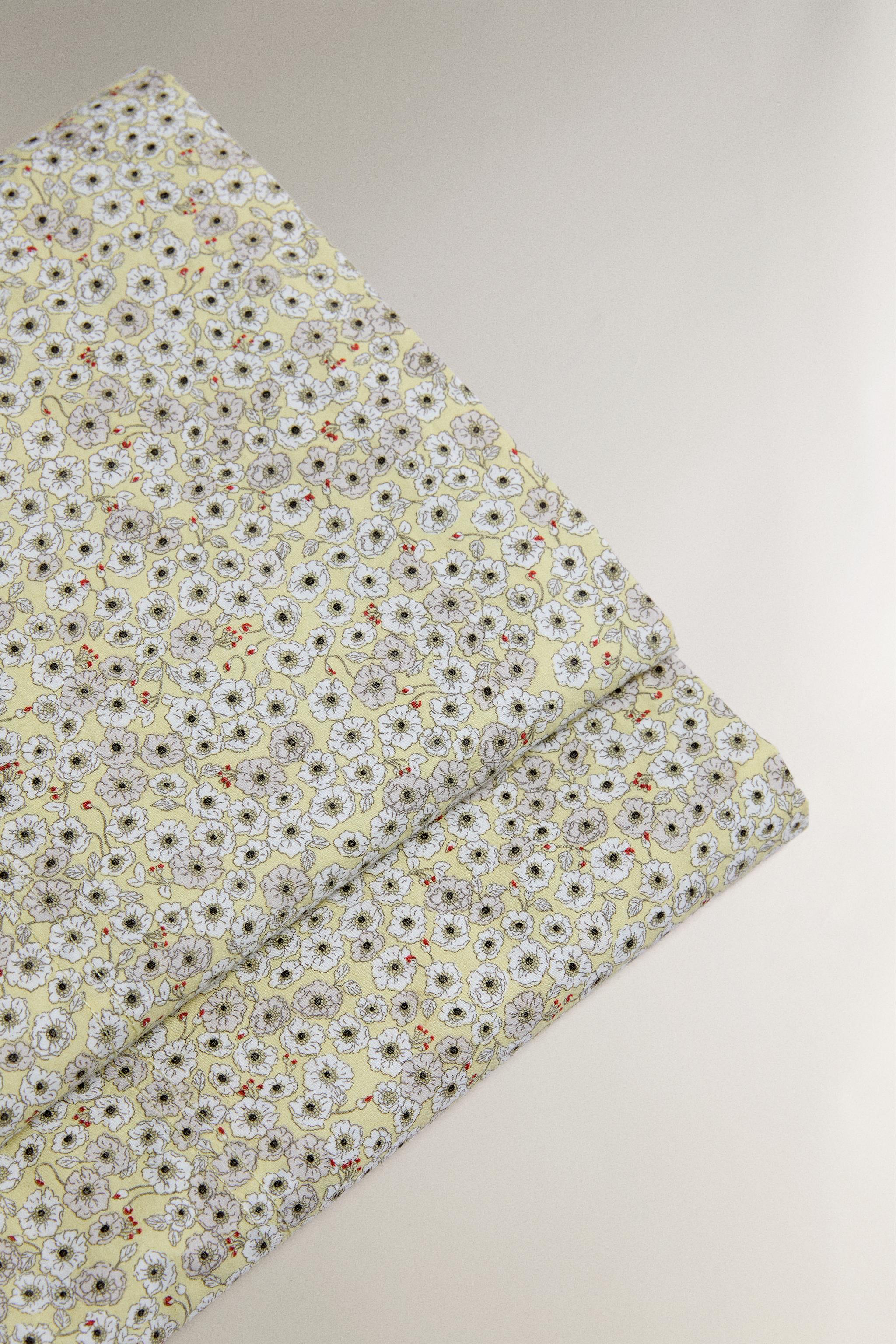 KIDS' FLORAL FLAT SHEET